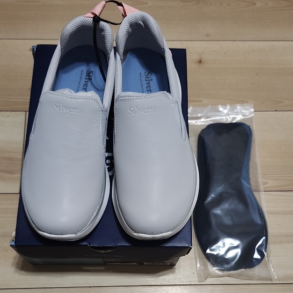 Silverts Adaptive Shoe SV15410 Women's Light Grey/white SVLGG US 10